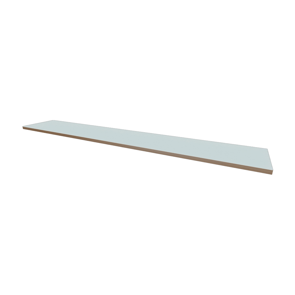 Liquid Glass Birch Plywood Shelf 1200mm